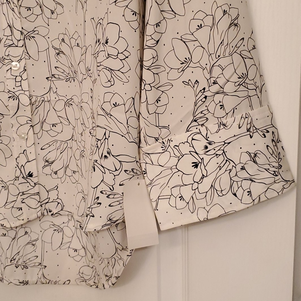 🤍 NWT Treasure & Bond Pajama Style Shirt 🤍 - Picture 3 of 5